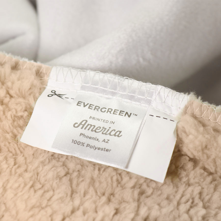 Sherpa Blanket - 60&quot; x 80&quot;(SAND)