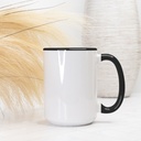 Mug Deluxe 15 oz. (Black + White)